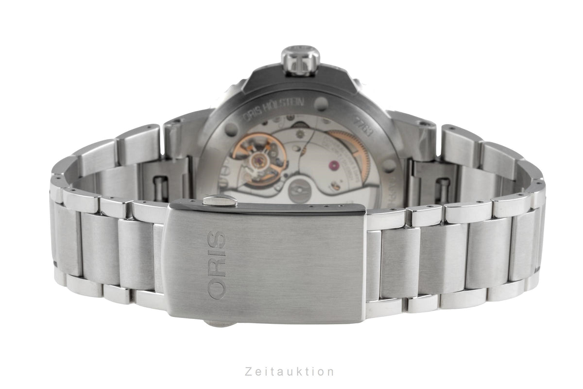 Oris Aquis Date acciaio automatismo orologio da uomo 01 400 7763 4135-07 8 24 09PEB LP: 3500EUR  [2605144]