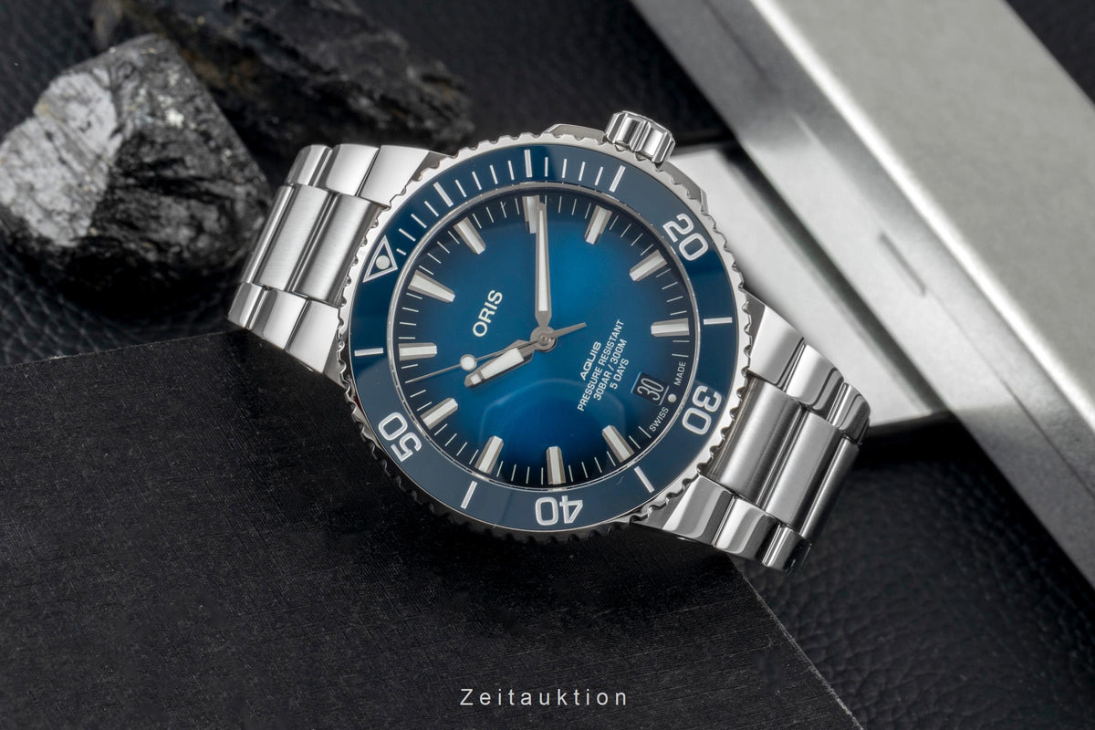 Oris Aquis Date acciaio automatismo orologio da uomo 01 400 7763 4135-07 8 24 09PEB  [2605145]