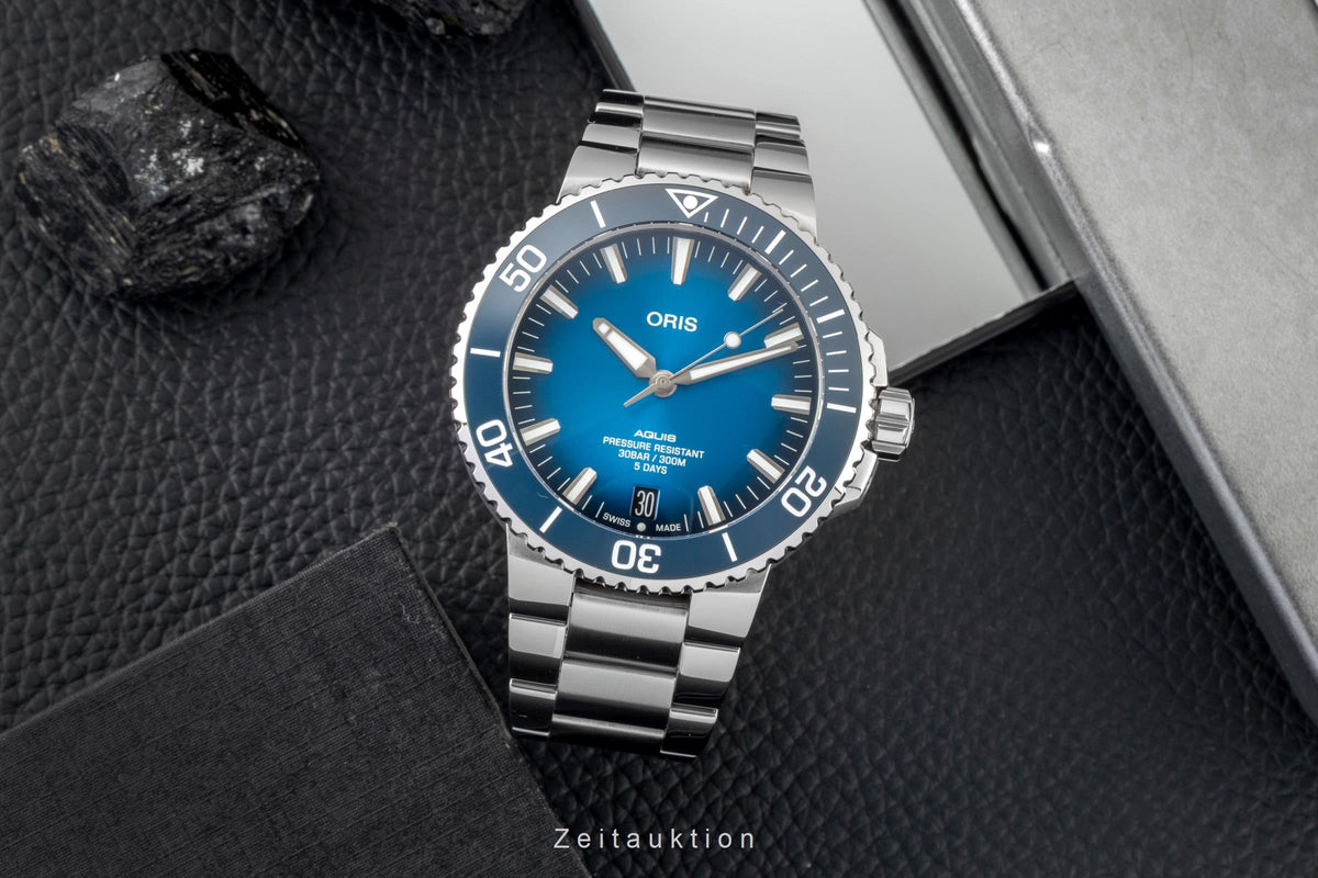 Oris Aquis Date acciaio automatismo orologio da uomo 01 400 7763 4135-07 8 24 09PEB  [2605145]