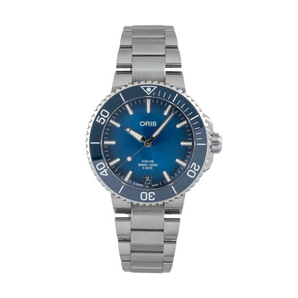 Oris Aquis Date acciaio automatismo orologio da uomo 01 400 7769 4135-07 8 22 09PEB  [2605146]