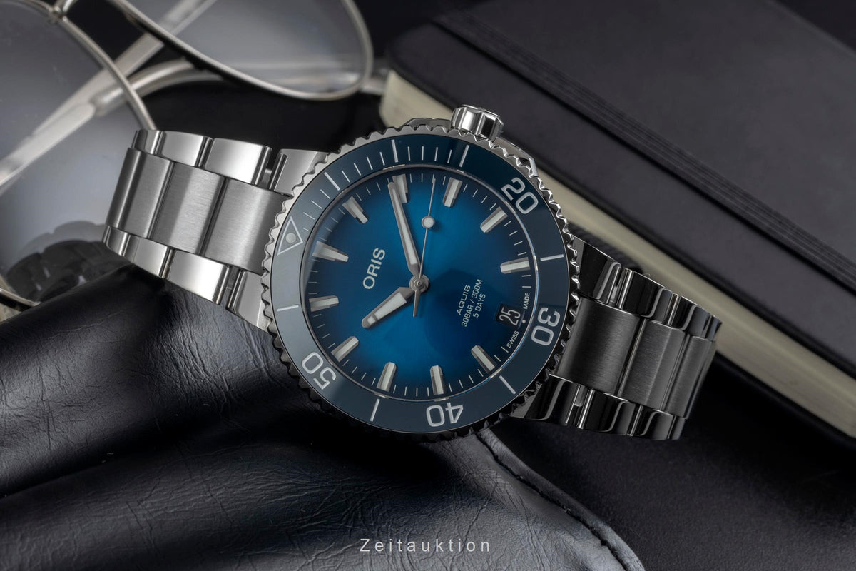 Oris Aquis Date acciaio automatismo orologio da uomo 01 400 7769 4135-07 8 22 09PEB  [2605146]