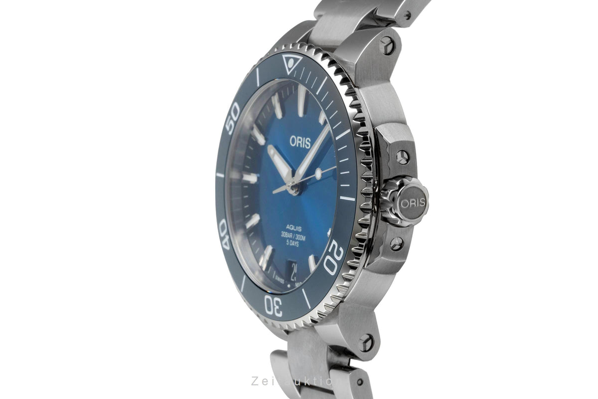 Oris Aquis Date acciaio automatismo orologio da uomo 01 400 7769 4135-07 8 22 09PEB  [2605146]