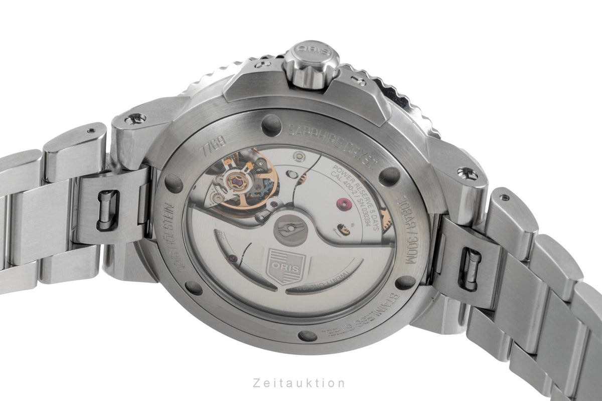 Oris Aquis Date acciaio automatismo orologio da uomo 01 400 7769 4157-07 8 22 09PEB LP: 3500EUR  [2605151]