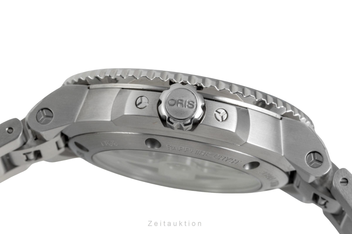 Oris Aquis Date acciaio automatismo orologio da uomo 01 400 7769 4157-07 8 22 09PEB LP: 3500EUR  [2605151]