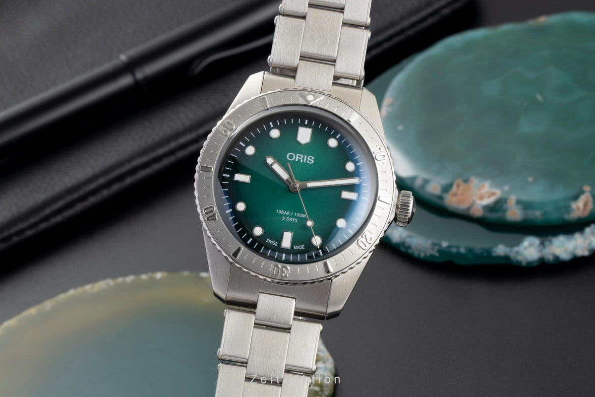 Oris Divers Sixty-Five acciaio automatismo orologio da uomo 01 400 7774 4057-07 8 19 18 LP: 3600EUR  [2605156]