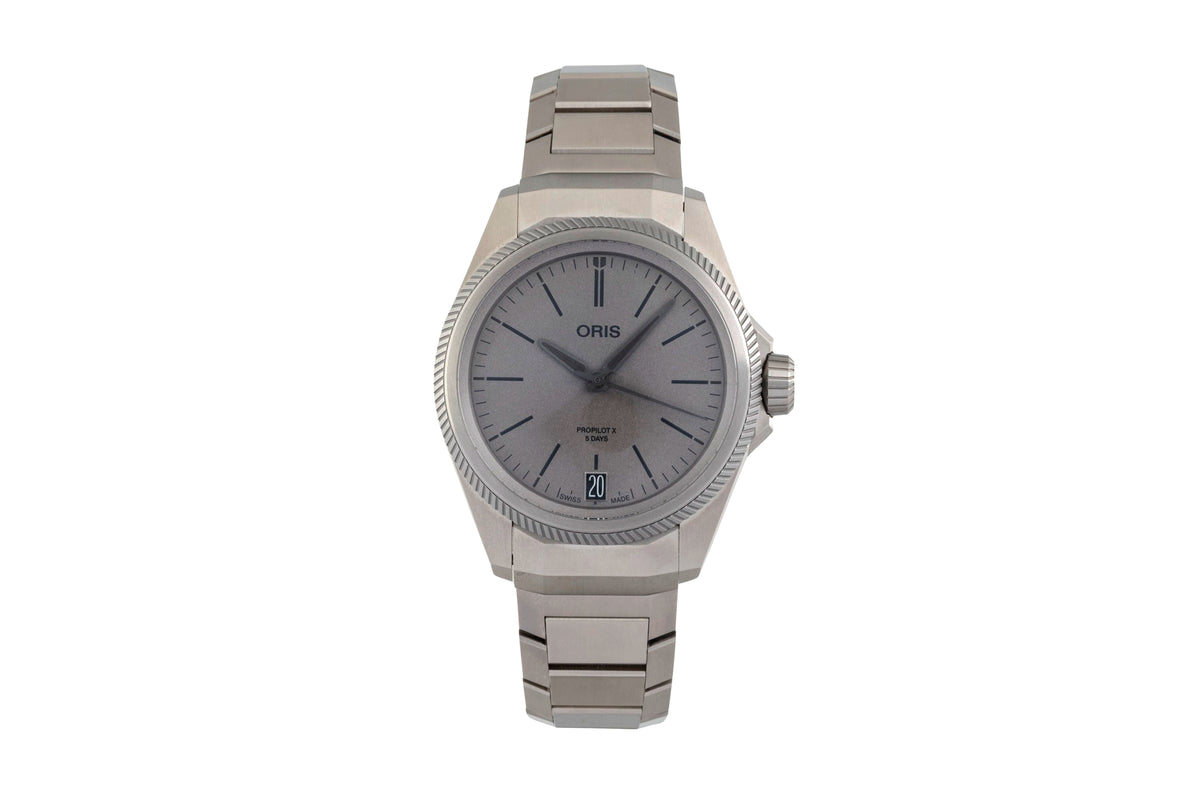 Oris Propilot X titane  automatique montre pour hommes 01 400 7778 7153-07 7 20 01TLC LP: 4300EUR  [2605158]