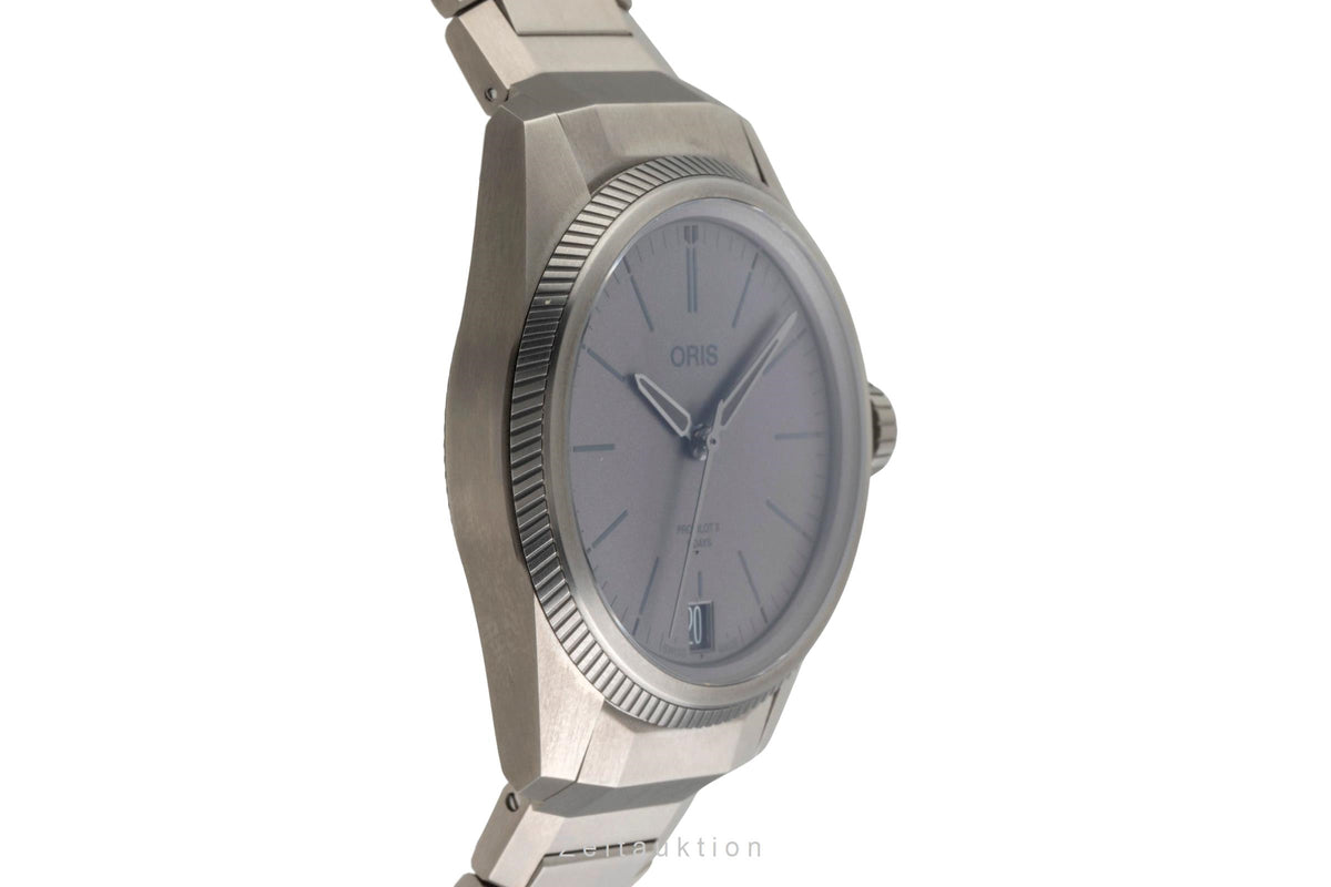 Oris Propilot X titanio automatismo orologio da uomo 01 400 7778 7153-07 7 20 01TLC LP: 4300EUR  [2605158]