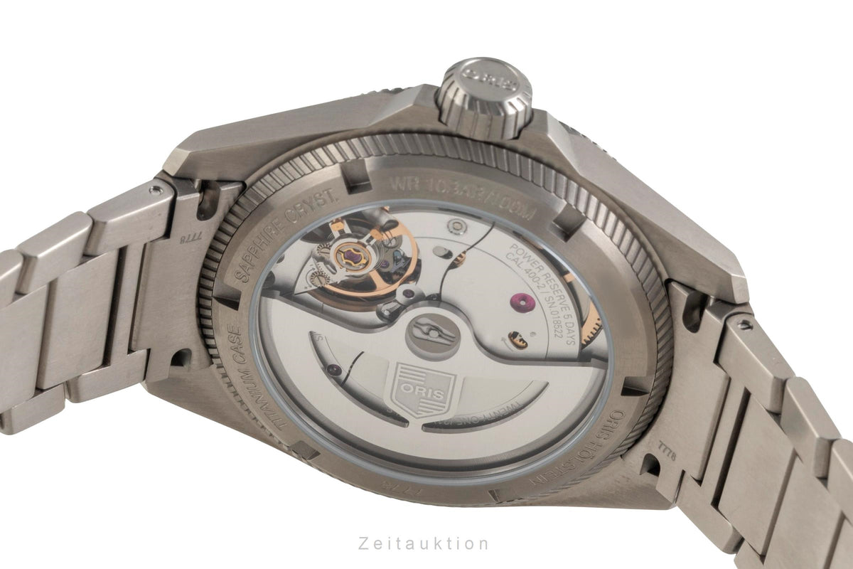 Oris Propilot X titanio automatismo orologio da uomo 01 400 7778 7153-07 7 20 01TLC LP: 4300EUR  [2605158]