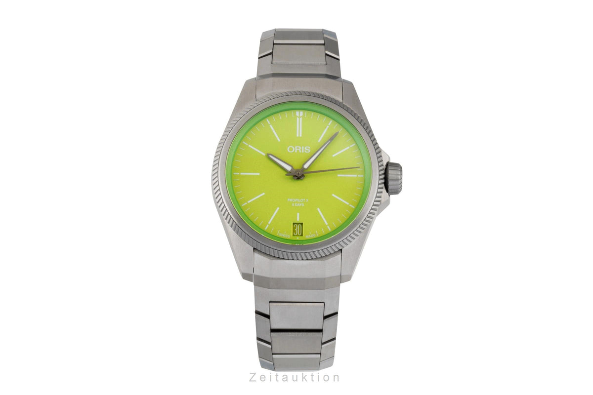 Oris Propilot X titanio automatismo orologio da uomo 01 400 7778 7157-Set LP: 4500EUR  [2605162]