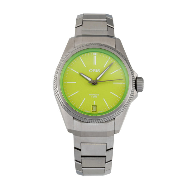 Oris Propilot X titanio automatismo orologio da uomo 01 400 7778 7157-Set LP: 4500EUR  [2605162]