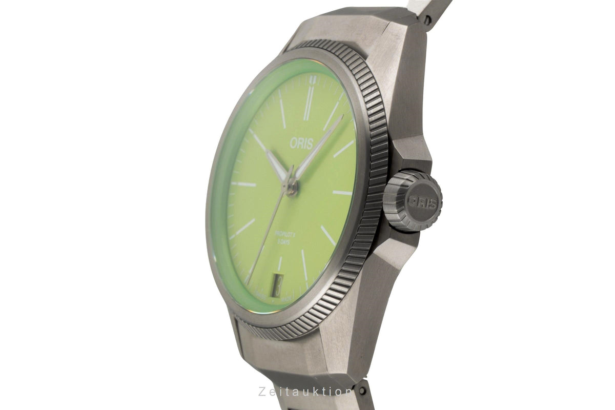 Oris Propilot X titanio automatismo orologio da uomo 01 400 7778 7157-Set LP: 4500EUR  [2605162]