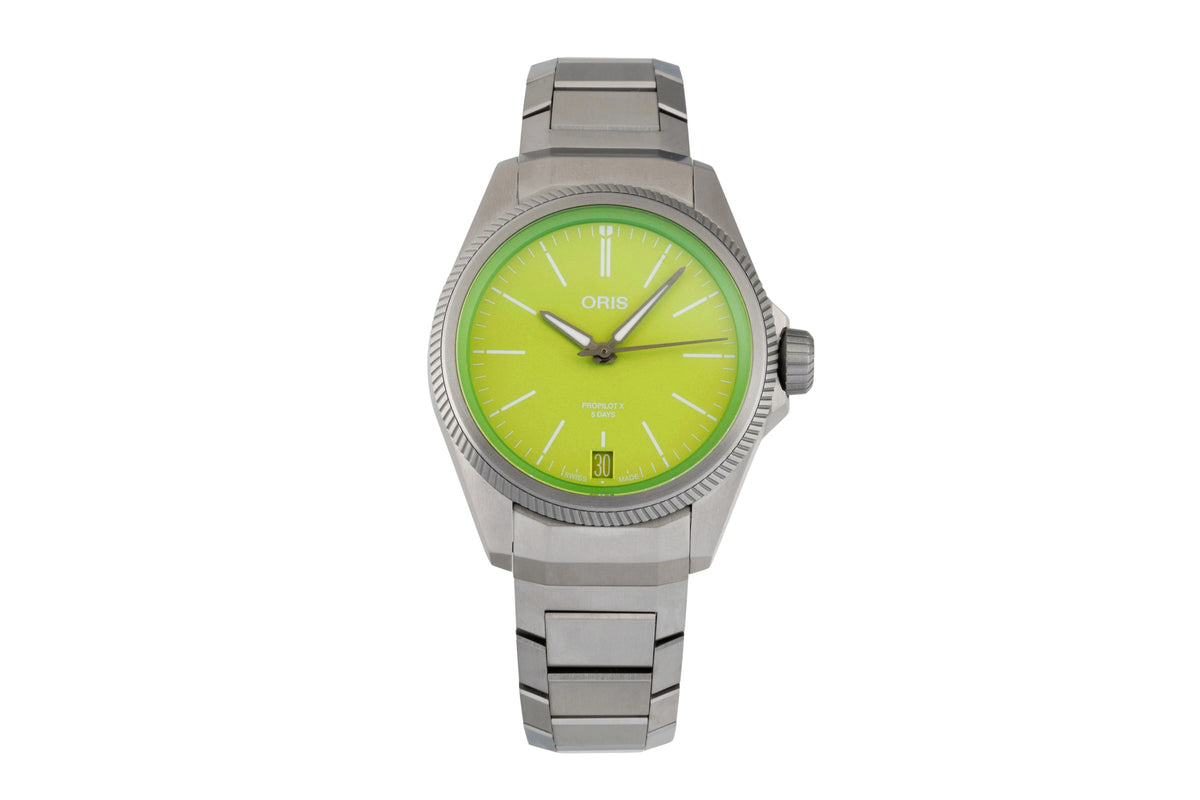 Oris Propilot X titanio automatismo orologio da uomo 01 400 7778 7157-Set LP: 4500EUR  [2605163]