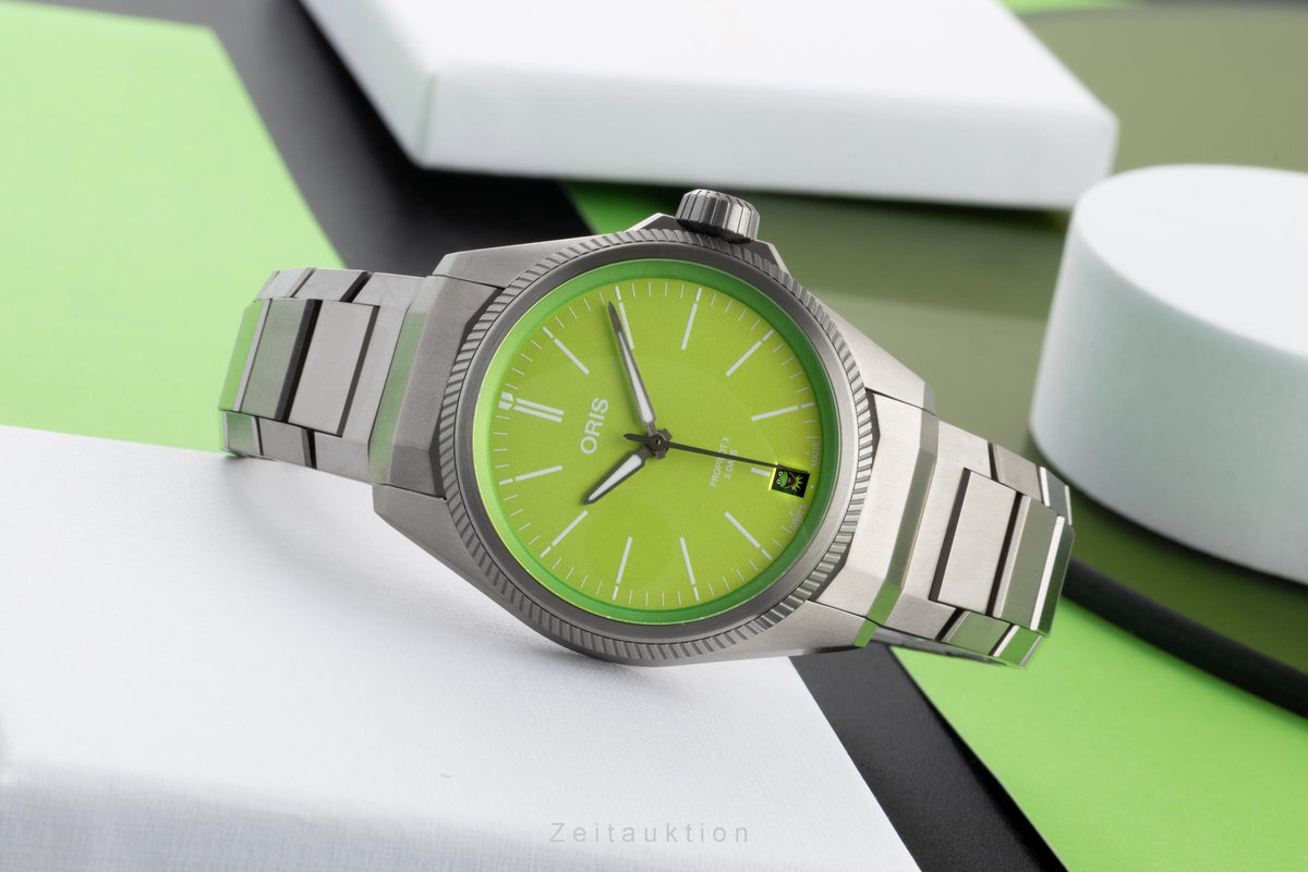 Oris Propilot X titanio automático reloj para caballeros 01 400 7778 7157-Set LP: 4500EUR  [2605163]