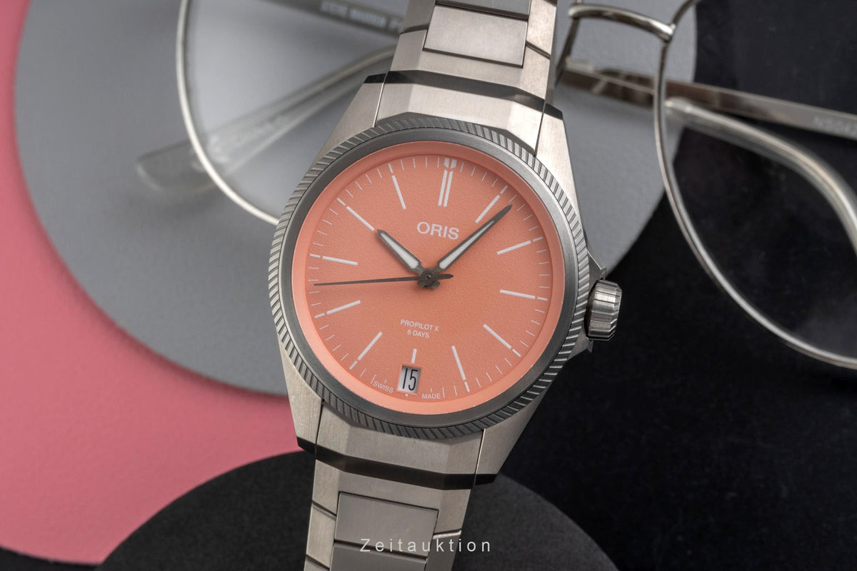 Oris Propilot X titane  automatique unisexe 01 400 7778 7158-07 7 20 01TLC LP: 4300EUR  [2605165]