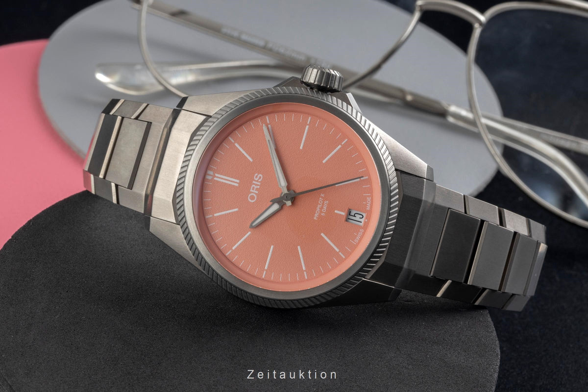 Oris Propilot X titanium automatic unisex 01 400 7778 7158-07 7 20 01TLC LP: 4300EUR  [2605165]