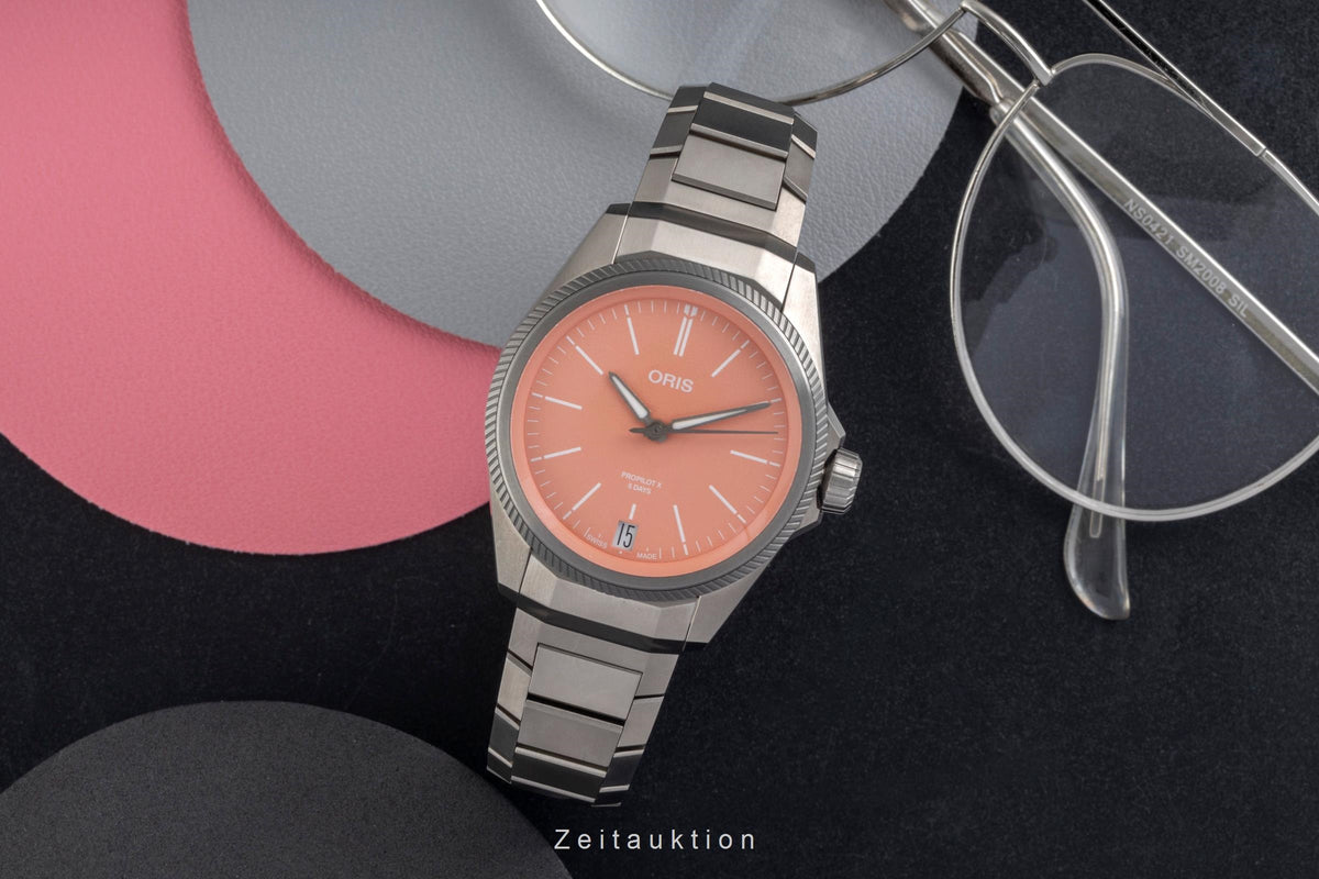 Oris Propilot X titanium automatic unisex 01 400 7778 7158-07 7 20 01TLC LP: 4300EUR  [2605165]