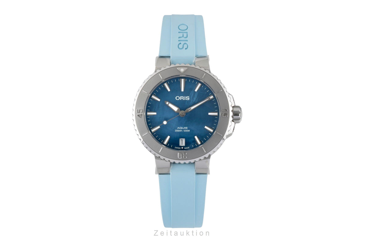 Oris Aquis Date acciaio automatismo orologio da donna 01 733 7770 4155-07 4 18 65FC LP: 2150EUR  [2605168]