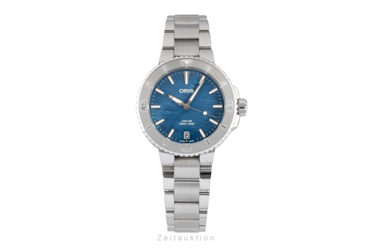 Oris Aquis Date acciaio automatismo orologio da donna 01 733 7770 4155-07 8 18 05P LP: 2350EUR  [2605169]