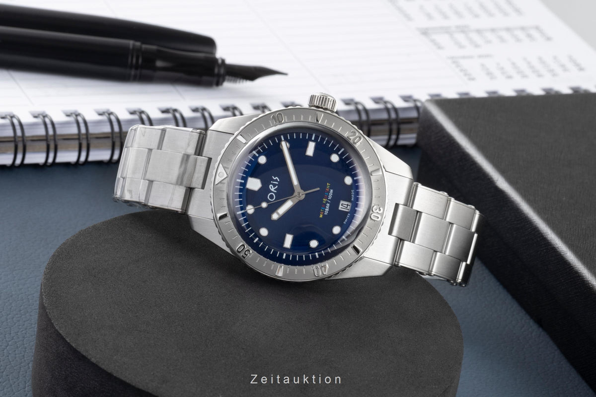 Oris Divers Sixty-Five acciaio automatismo orologio da uomo 01 733 7771 4085-Set LP: 2500EUR Limited  [2605178]