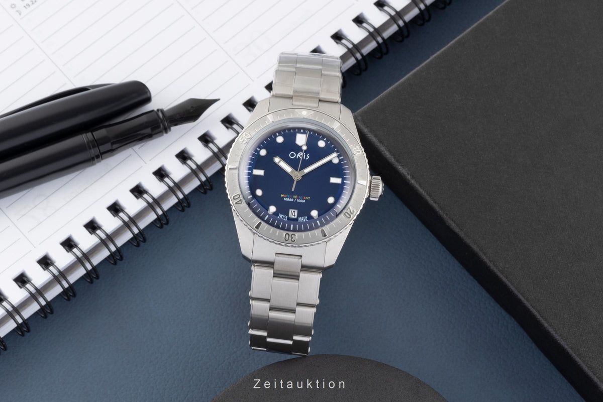 Oris Divers Sixty-Five acciaio automatismo orologio da uomo 01 733 7771 4085-Set LP: 2500EUR Limited  [2605178]