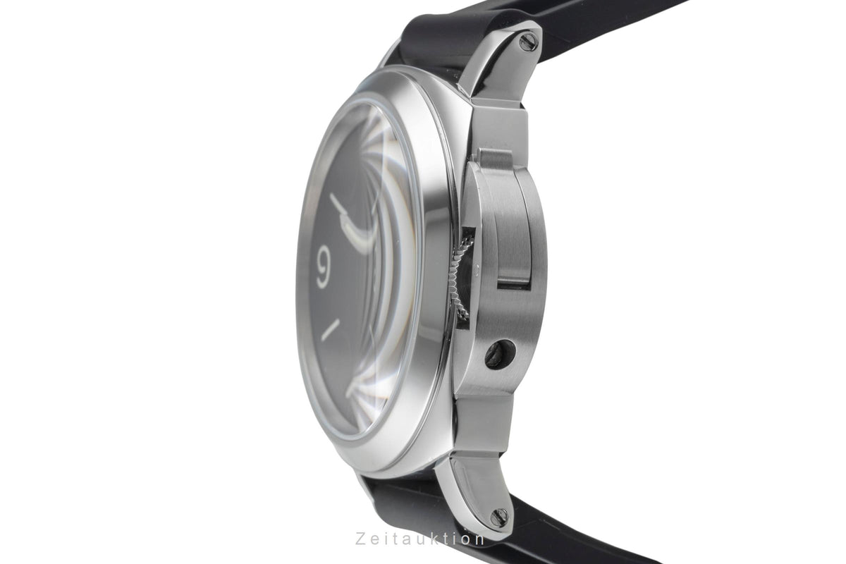 Panerai Luminor Base Logo Edelstahl Handaufzug Herrenuhr Ref. PAM01086 Papiere  [2605182]