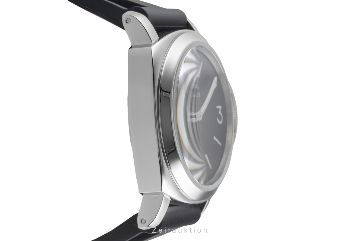 Panerai Luminor Base Logo Edelstahl Handaufzug Herrenuhr Ref. PAM01086 Papiere  [2605182]
