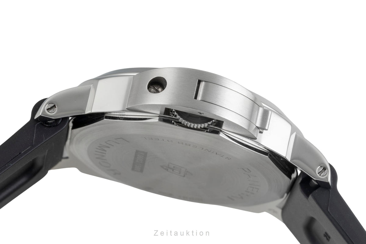 Panerai Luminor Base Logo Edelstahl Handaufzug Herrenuhr Ref. PAM01086 Papiere  [2605182]