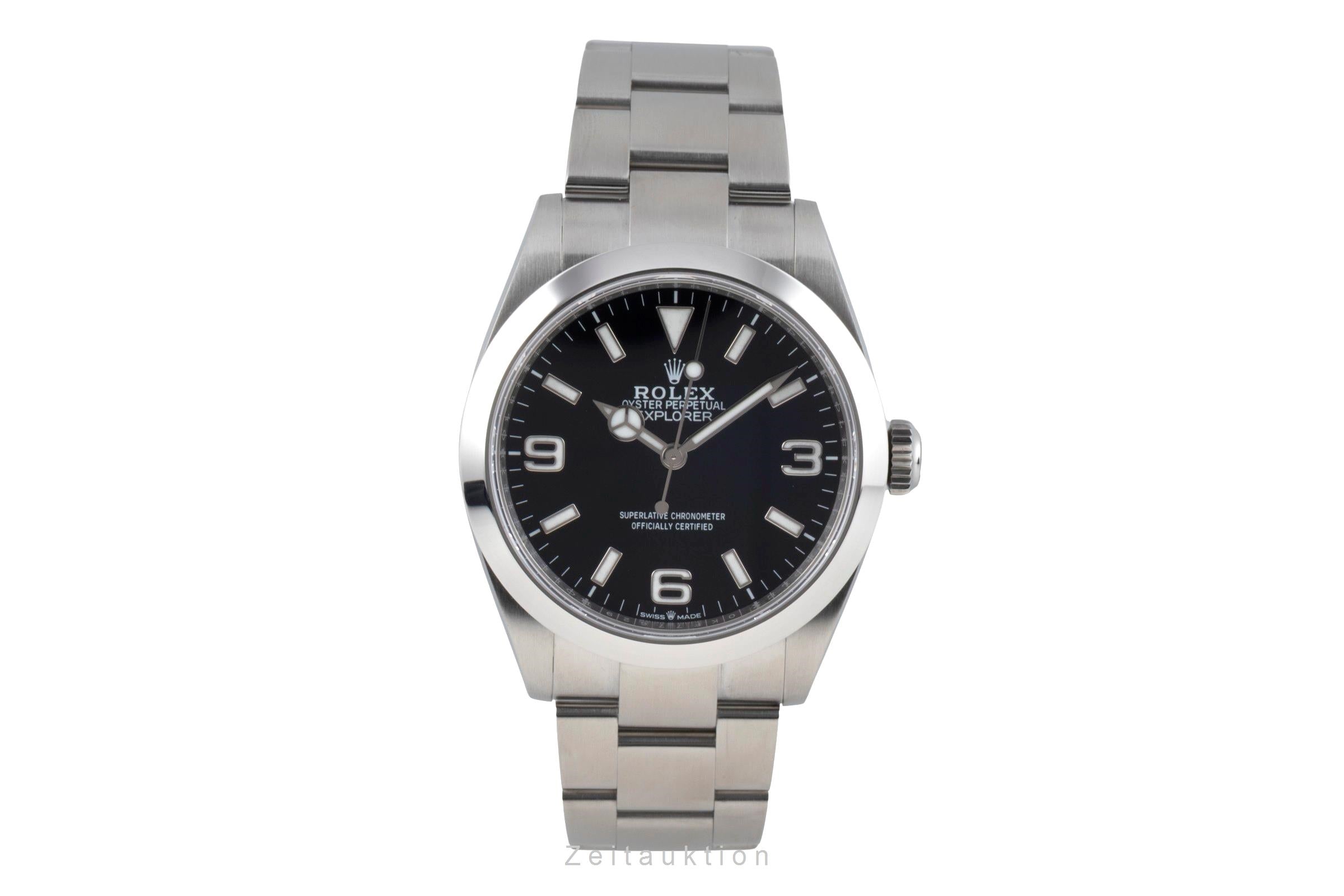 Rolex Explorer steel automatic men's watch 224270  [2605183]
