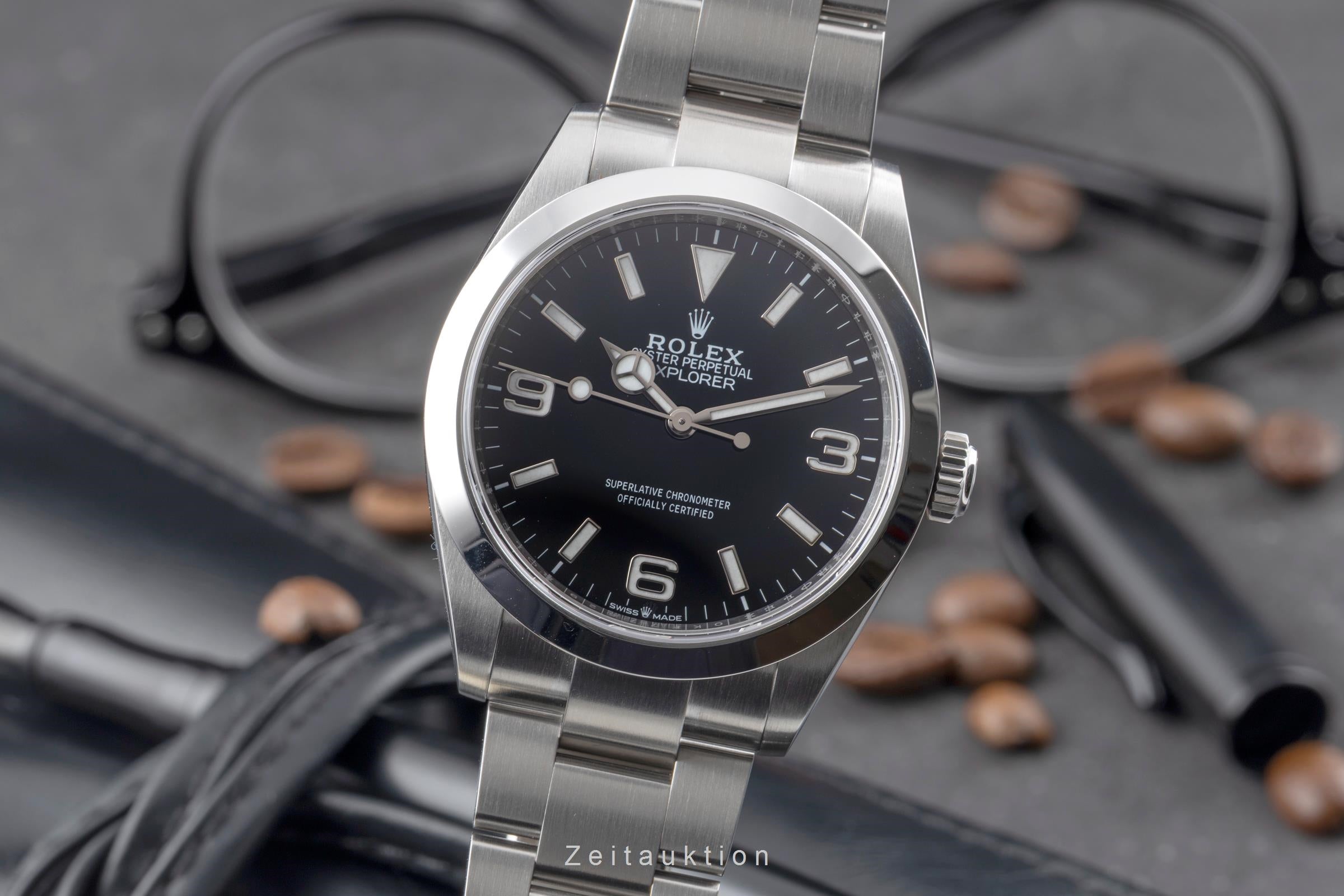 Rolex Explorer steel automatic men's watch 224270  [2605183]