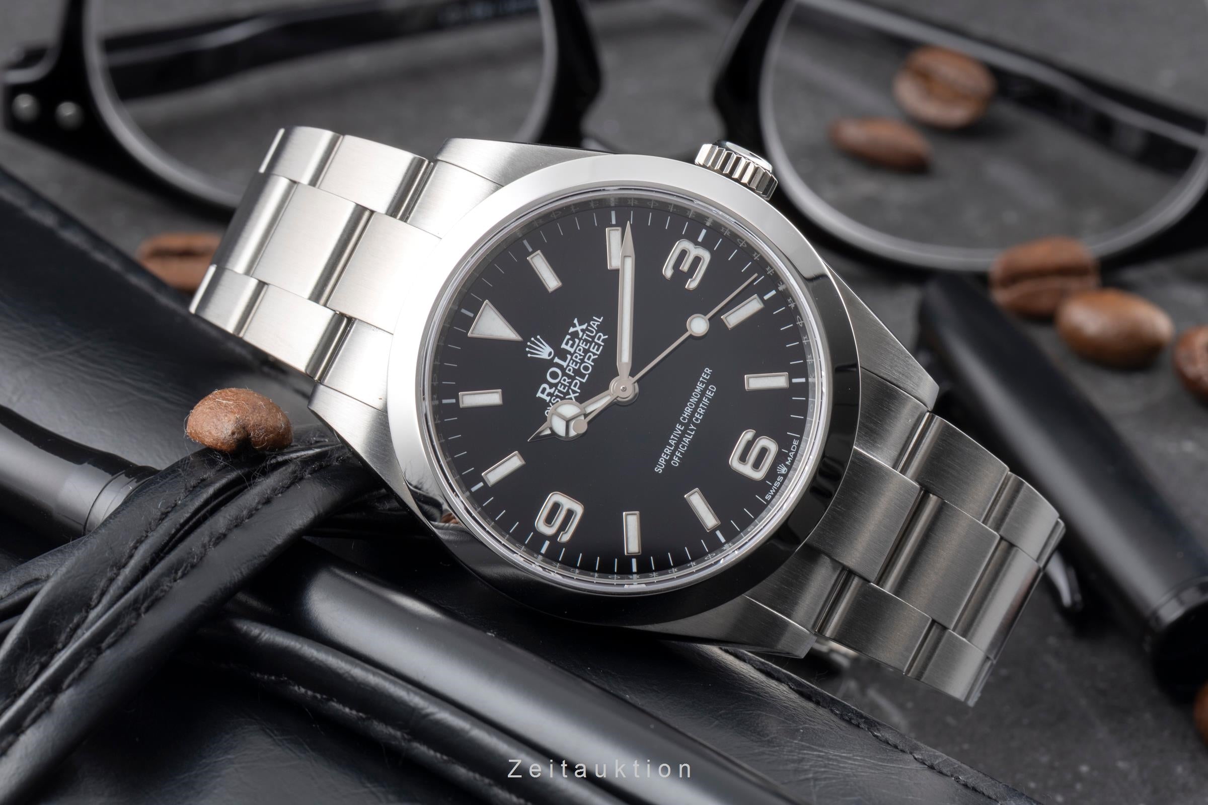 Rolex Explorer steel automatic men's watch 224270  [2605183]