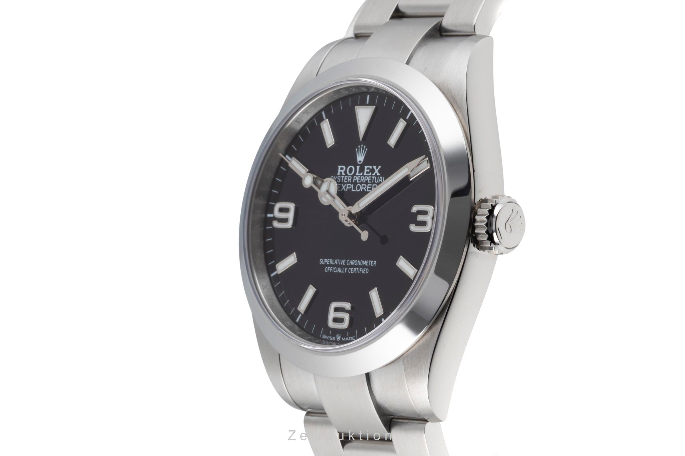 Rolex Explorer steel automatic men's watch 224270  [2605183]