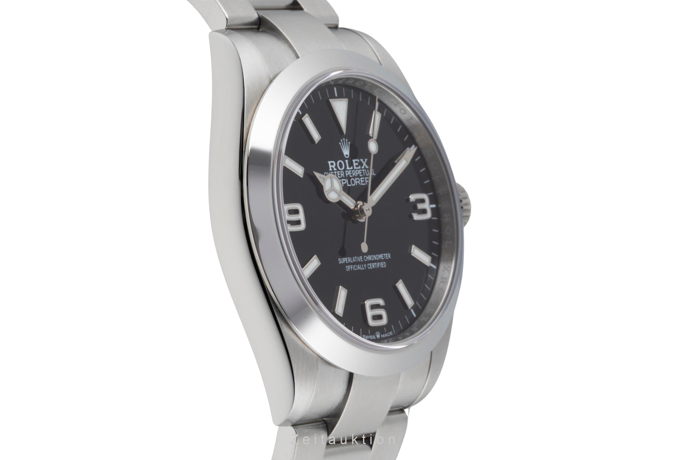 Rolex Explorer steel automatic men's watch 224270  [2605183]