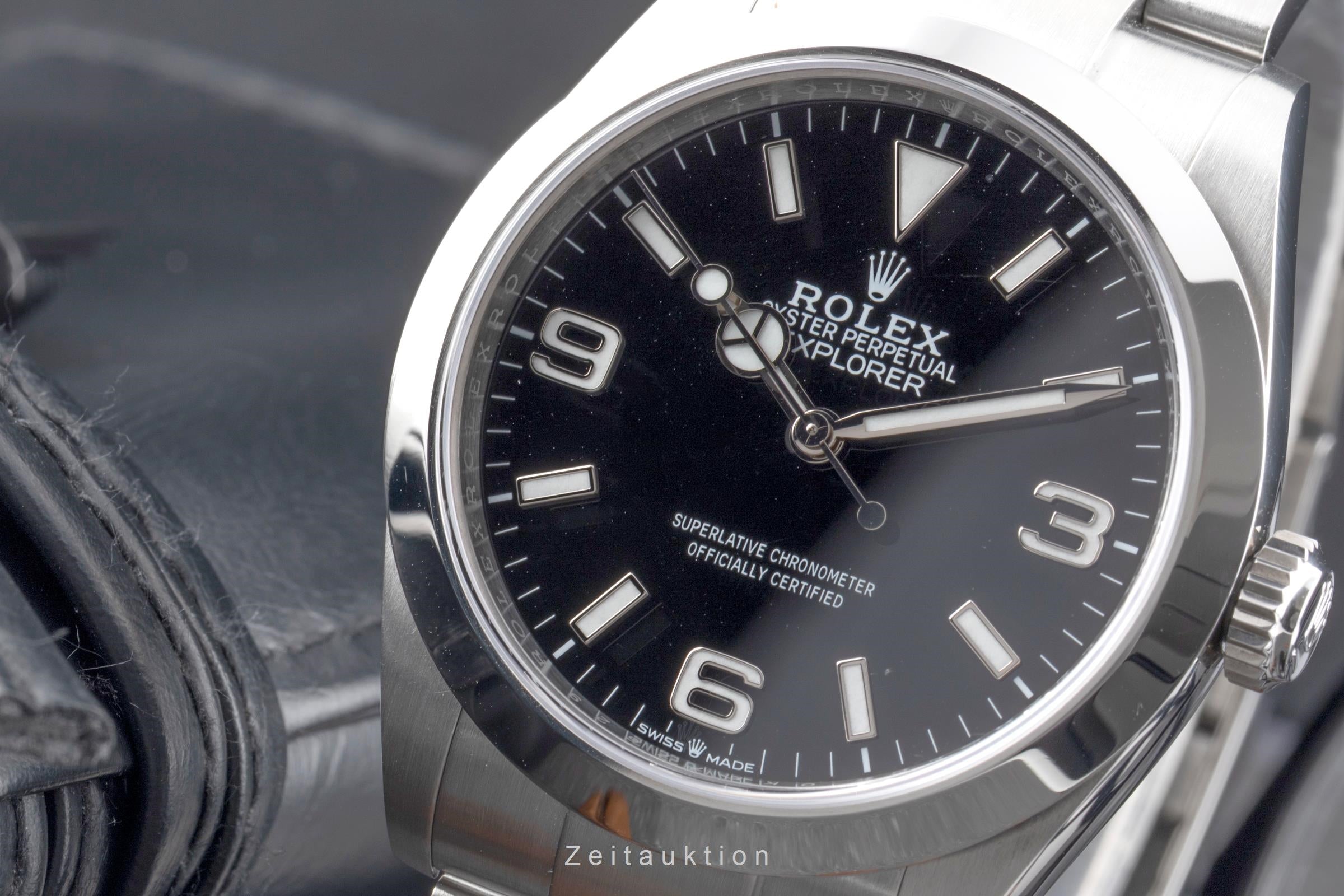 Rolex Explorer steel automatic men's watch 224270  [2605183]