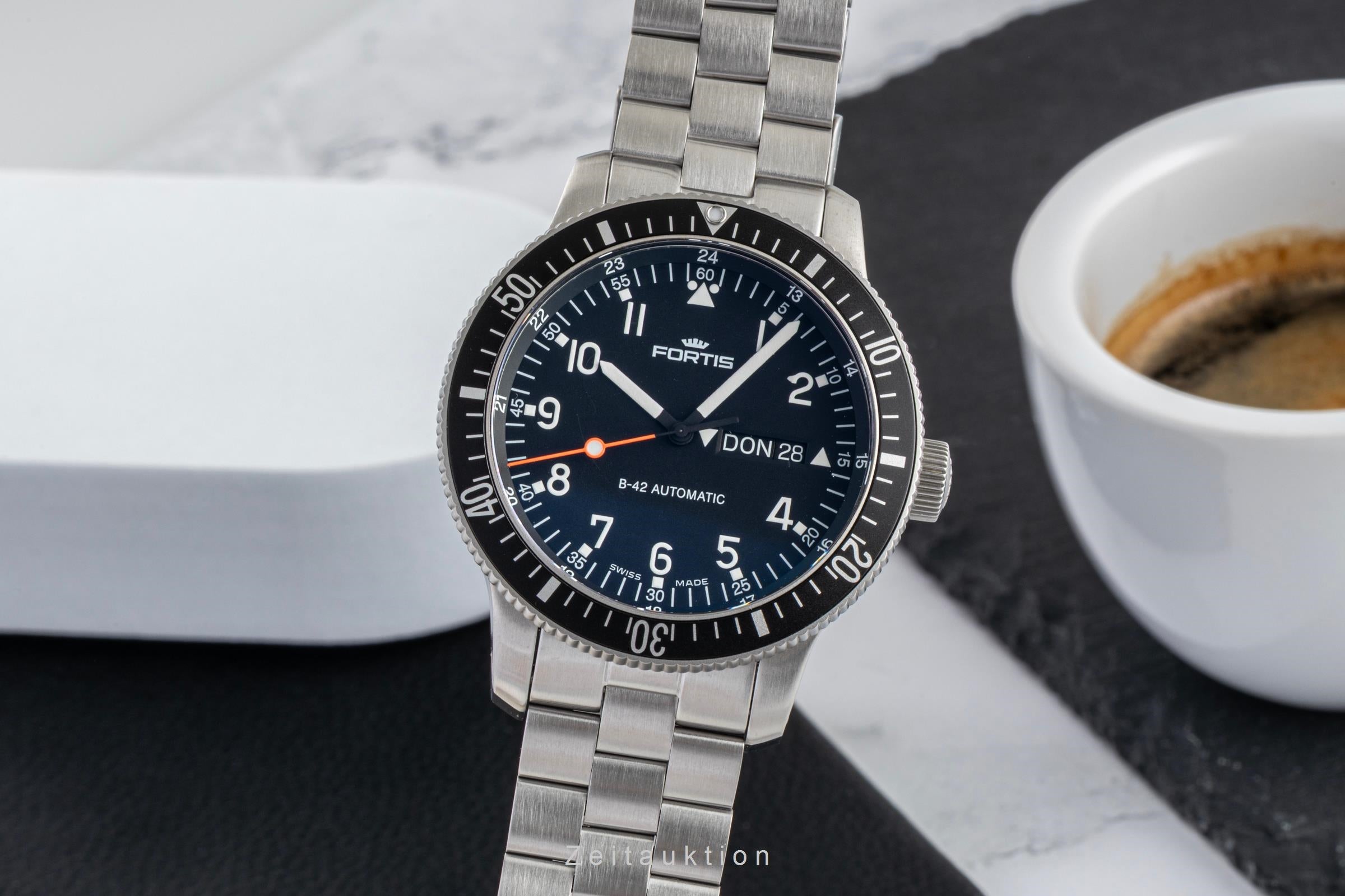 Fortis B-42 acero automático reloj para caballeros 647.10.158.4  [2605185]