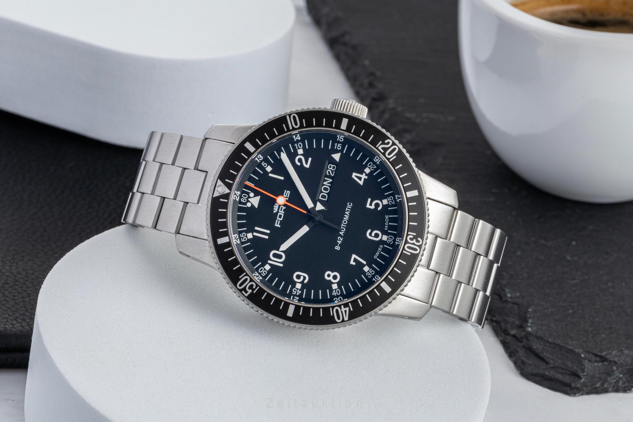 Fortis B-42 acero automático reloj para caballeros 647.10.158.4  [2605185]