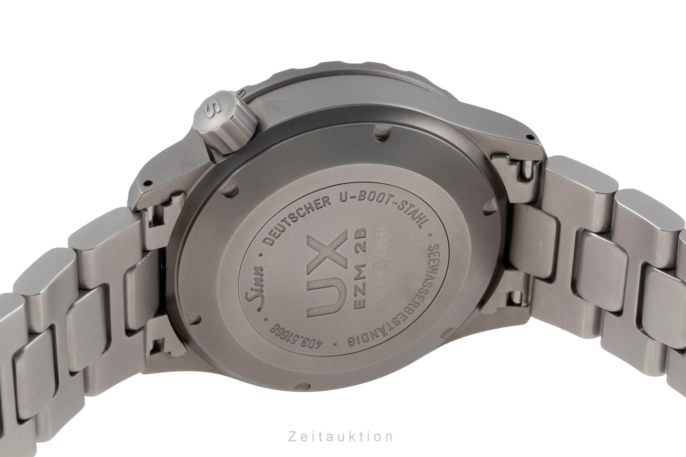 Sinn UX EZM 2B acier quartz montre pour hommes 403.031 LP: 2700EUR  [2605186]