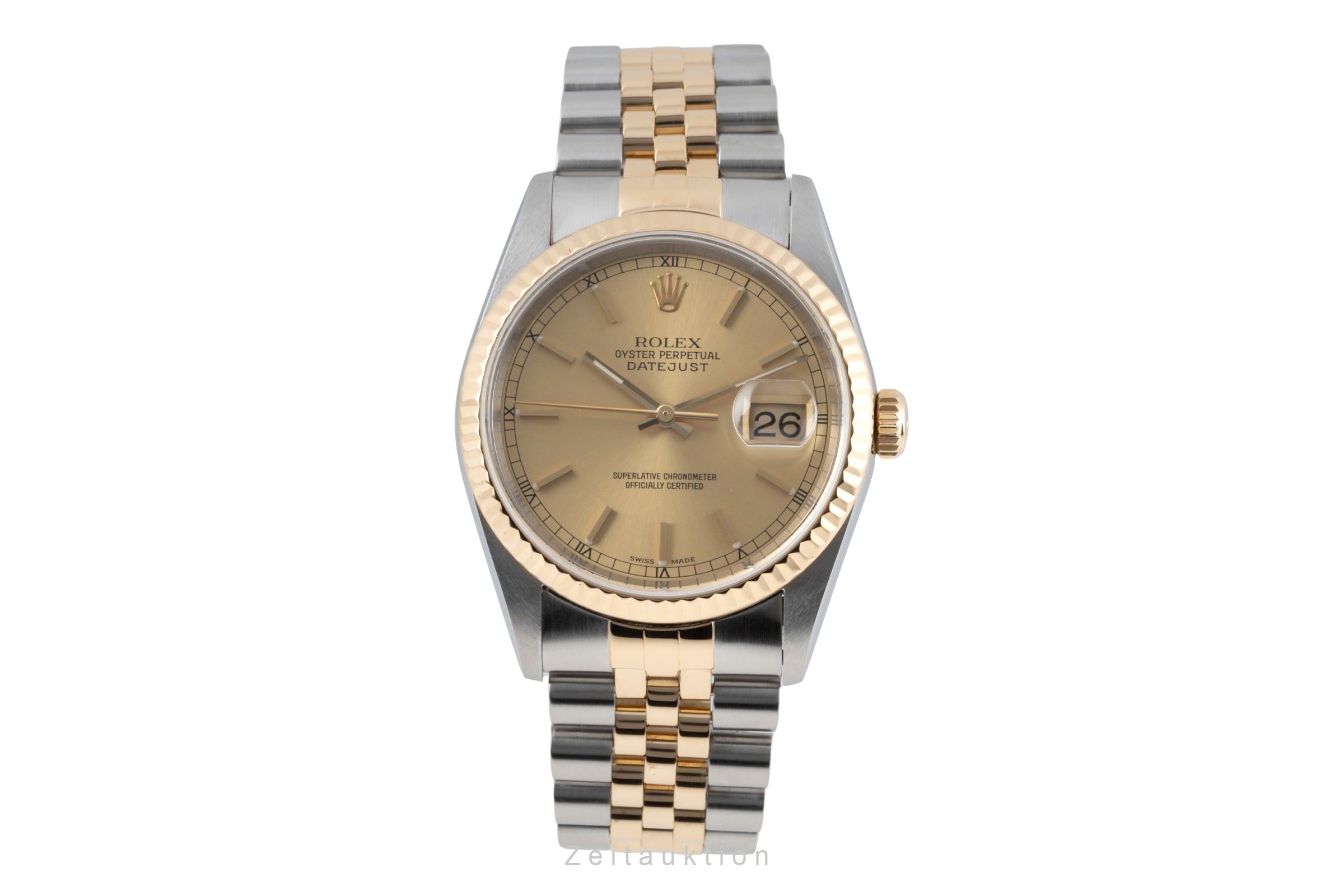 Rolex Datejust acciaio / oro automatismo orologio da uomo 16233 LP: 15350EUR  [2605188]