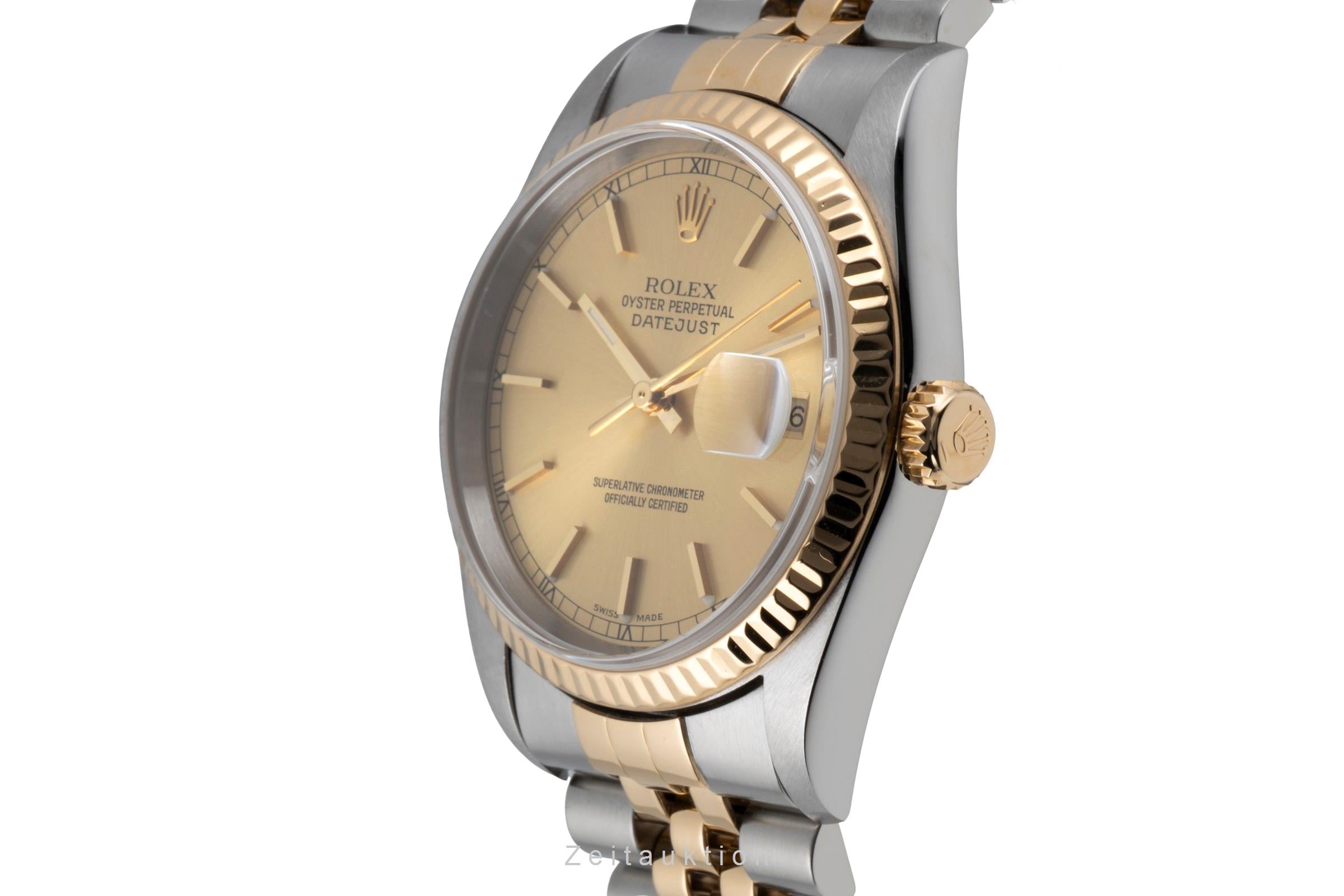 Rolex Datejust acciaio / oro automatismo orologio da uomo 16233 LP: 15350EUR  [2605188]
