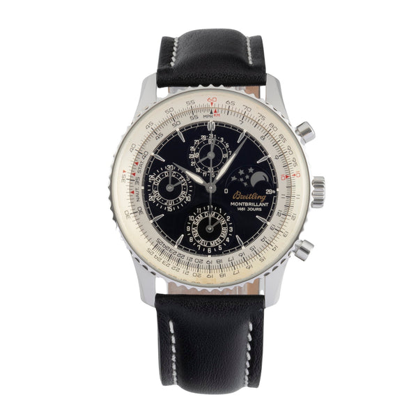 Breitling Navitimer Montbrillant 1461 Jours Chronograph Automatik Ref A19030 B&P [2605192]