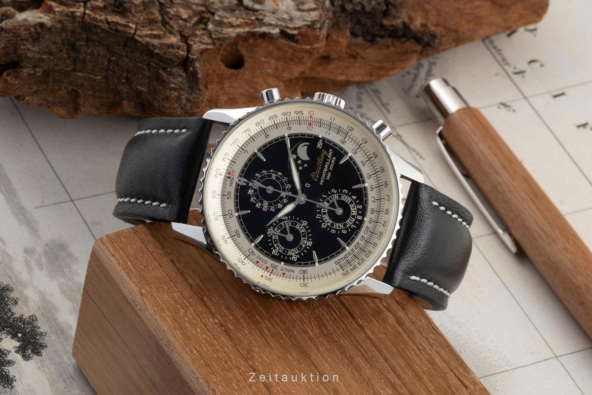 Breitling Navitimer Montbrillant 1461 Jours Chronograph Automatik Ref A19030 B&P [2605192]