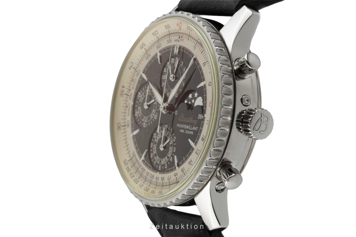 Breitling Navitimer Montbrillant 1461 Jours Chronograph Automatik Ref A19030 B&P [2605192]