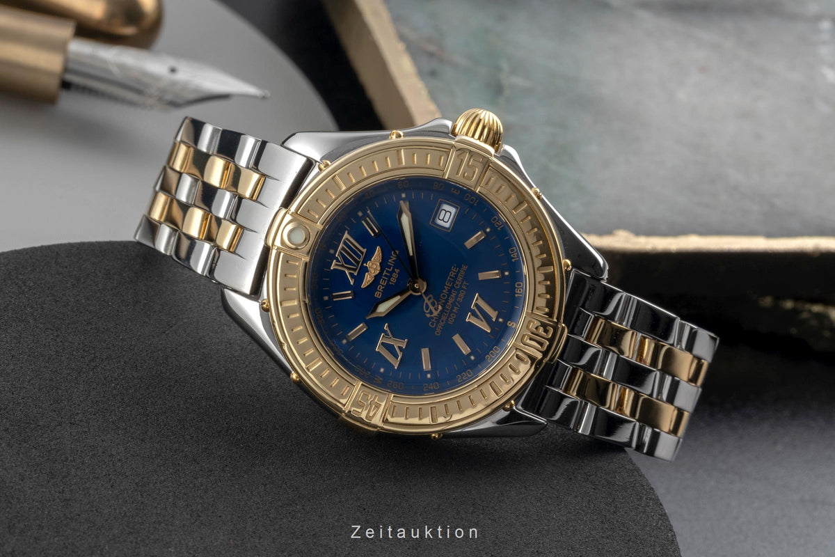 Breitling B-Class acero / oro cuarzo reloj para damas  D67365  [2605193]