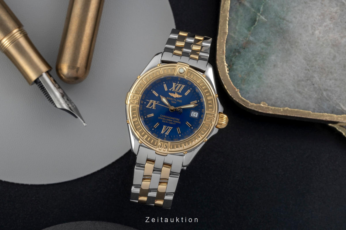 Breitling B-Class acero / oro cuarzo reloj para damas  D67365  [2605193]