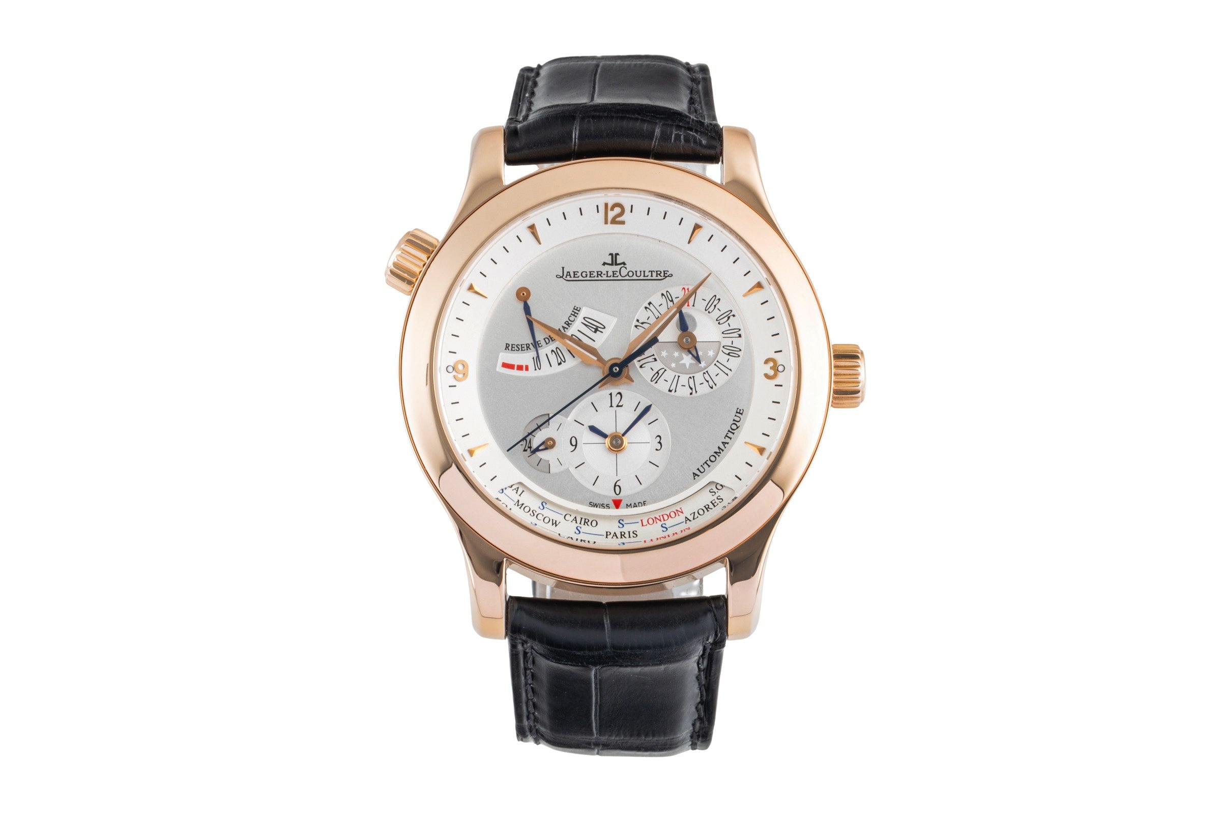 Jaeger LeCoultre Master Geographic 18K Roségold Ref Q1502420 147.2.57.S B&P 2007 [2605195]