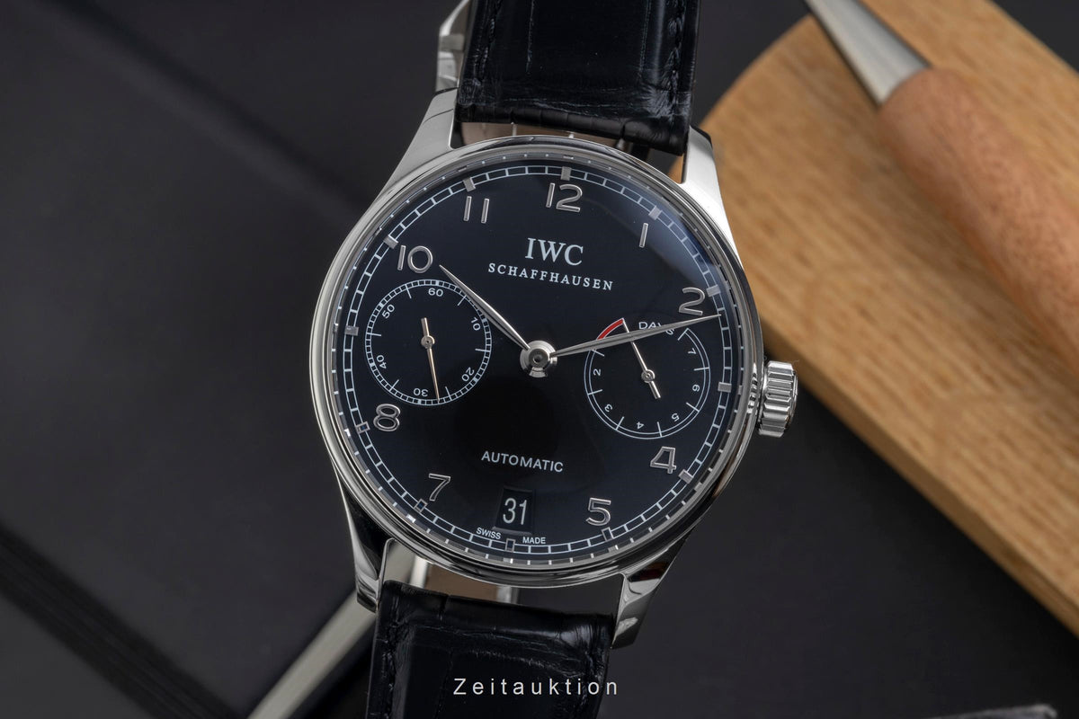 IWC Portugieser acero automático reloj para caballeros IW500109  [2605200]