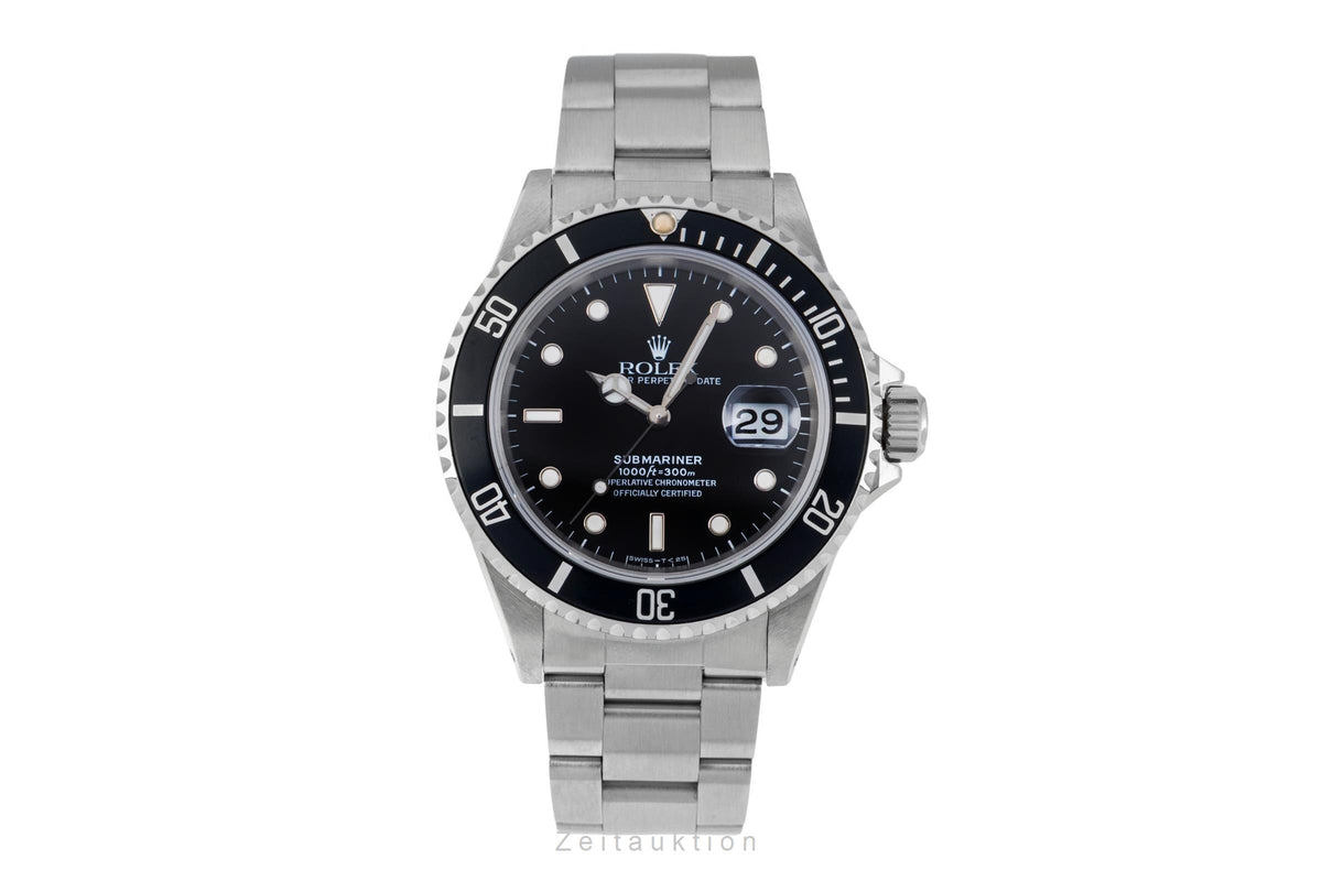 Rolex Submariner acero automático reloj para caballeros 16610  [2605201]