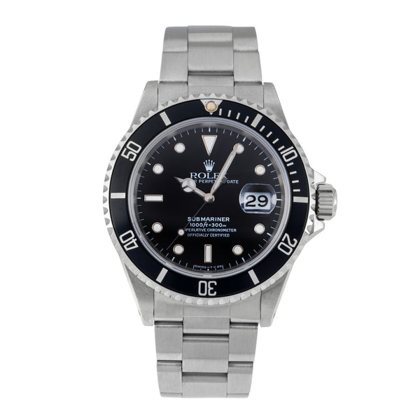 Rolex Submariner acero automático reloj para caballeros 16610  [2605201]