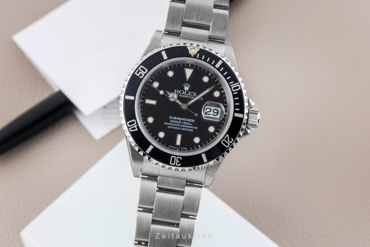 Rolex Submariner acero automático reloj para caballeros 16610  [2605201]