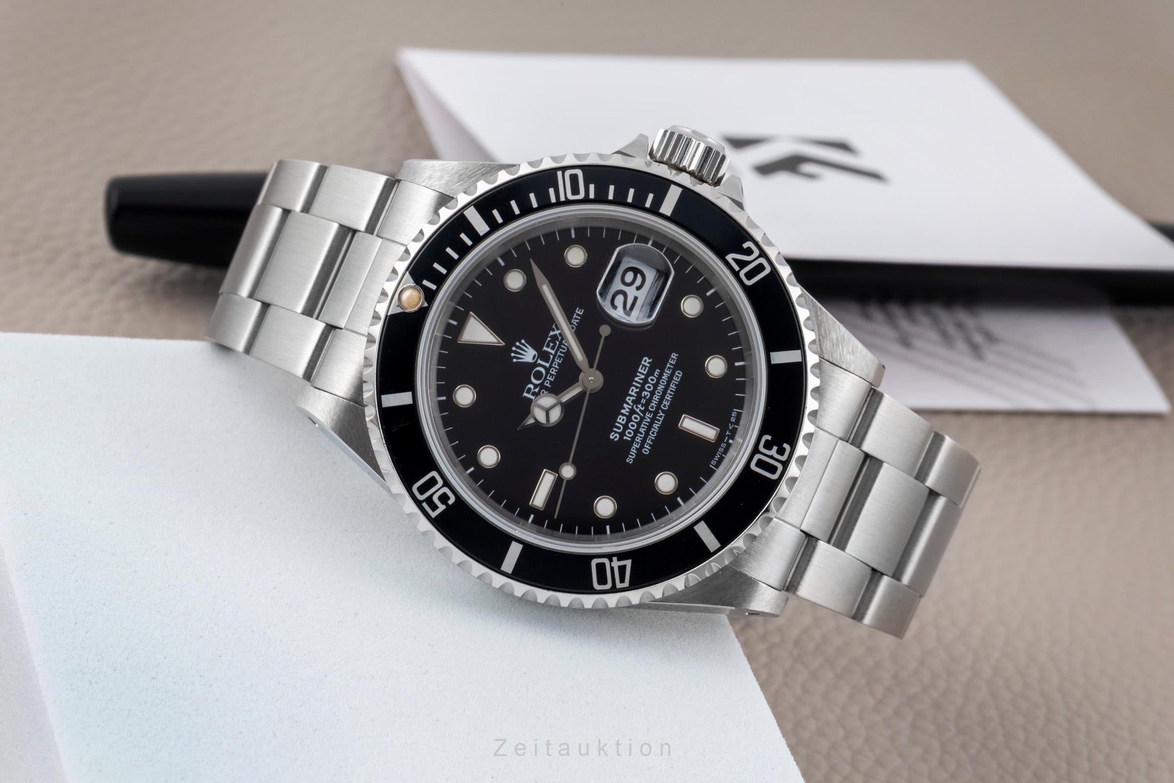 Rolex Submariner acero automático reloj para caballeros 16610  [2605201]
