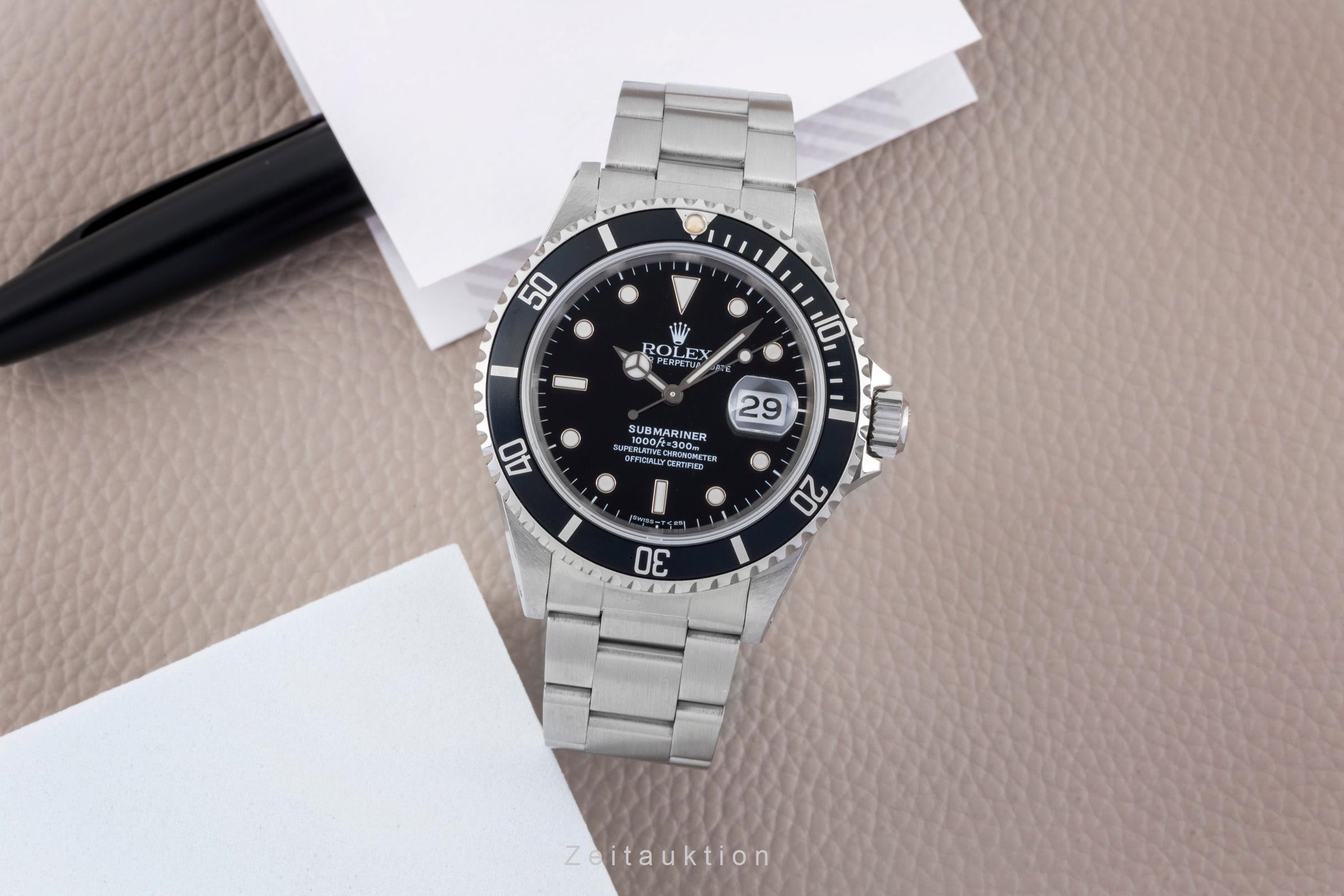 Rolex Submariner acero automático reloj para caballeros 16610  [2605201]